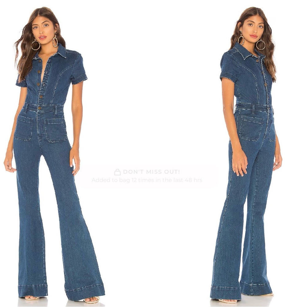 Everhart Stylish Blue Denim Jumpsuit
